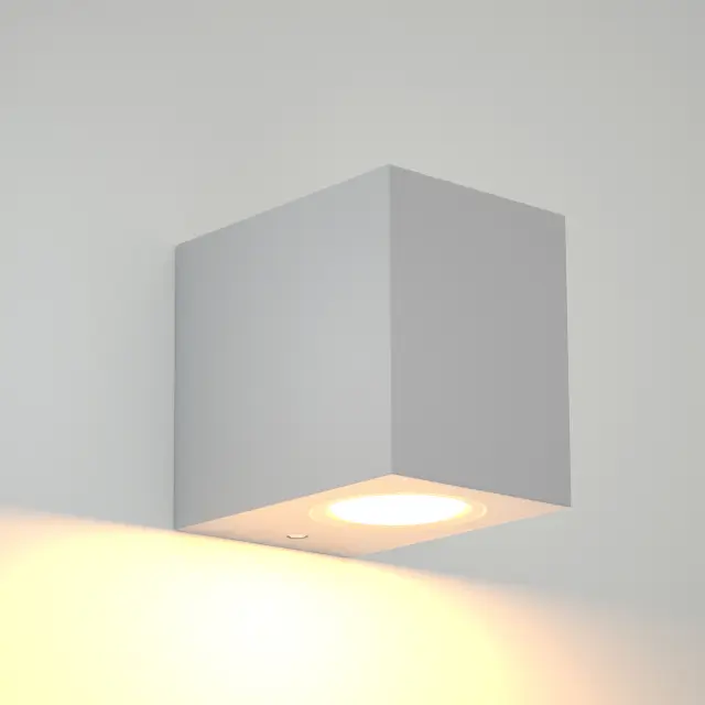 it-Lighting Norman 1xGU10 Outdoor Up or Down Wall Lamp Grey D:8cmx7cm (80200434) 2