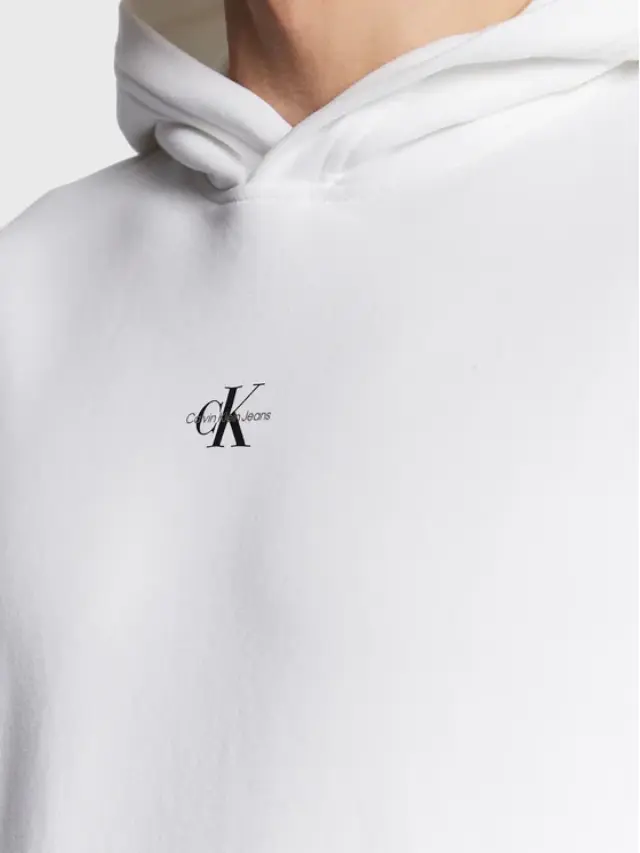 Calvin Klein - Φούτερ Με Κουκούλα J30J322535-YBI Λευκό 3