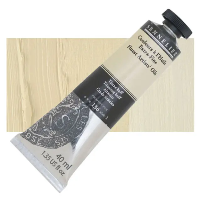 Sennelier Λάδι Finest Artists Oil 136 Titanium Buff - 40ml