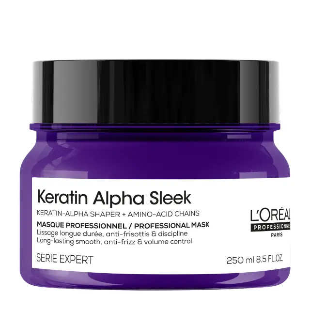 L'Oreal Professionnel Serie Expert Keratin Alpha Sleek Μάσκα Μαλλιών για Λείανση 250ml