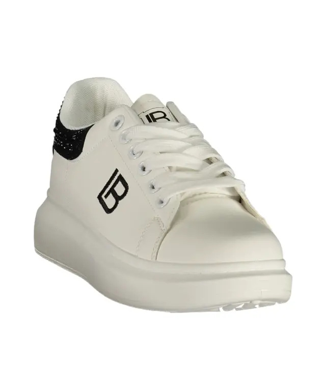 Laura Biagiotti – Γυναικεία Sneakers 9815-WHI/BLA Λευκό 2