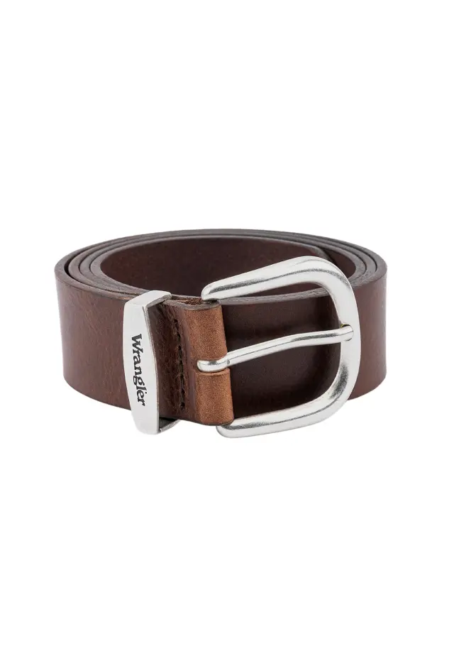 Wrangler EASY Δερμάτινη Ζώνη - Brown - 110