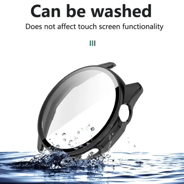 Techsuit - Defense360 Pro + Screen Protector - Huawei Watch GT Runner 2 - Clear 3