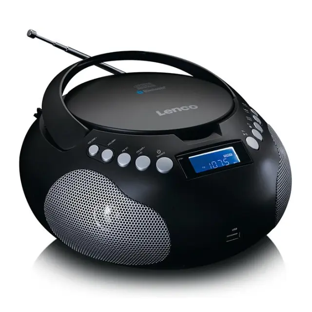 Φορητό ραδιόφωνο με CD / USB / MP3 / Aux / Bluetooth και οθόνη LCD