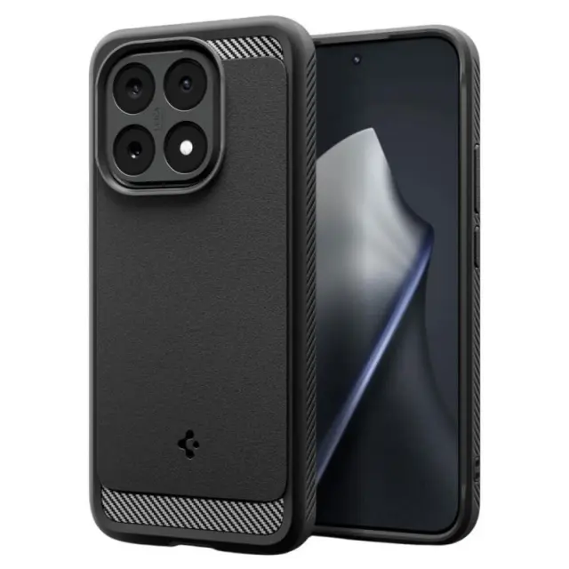 Θήκη Soft TPU Spigen Xiaomi 15T 5G Rugged Armor Μαύρο N70337