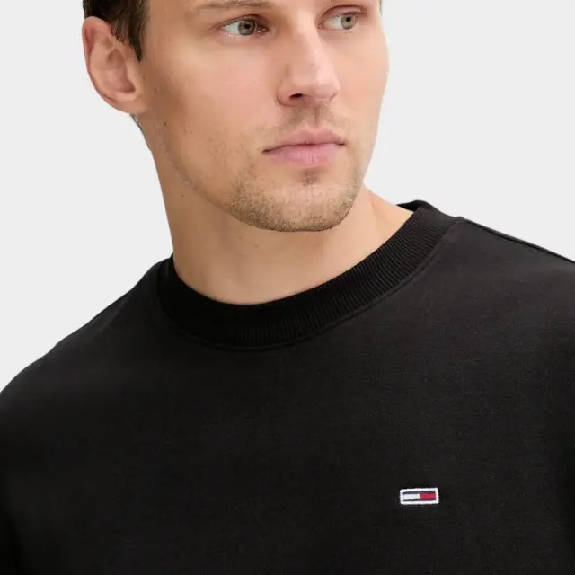 Tommy Hilfiger - Ανδρικό Φούτερ Tjm Reg S Flag Crew DM0DM20741-BDS Μαύρο - XL 3