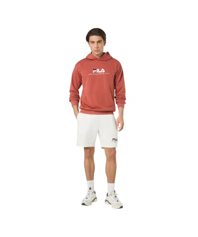 Fila - Ανδρικό Αθλητικό Σορτς Lusciano FAU0230-10010 Λευκό 3
