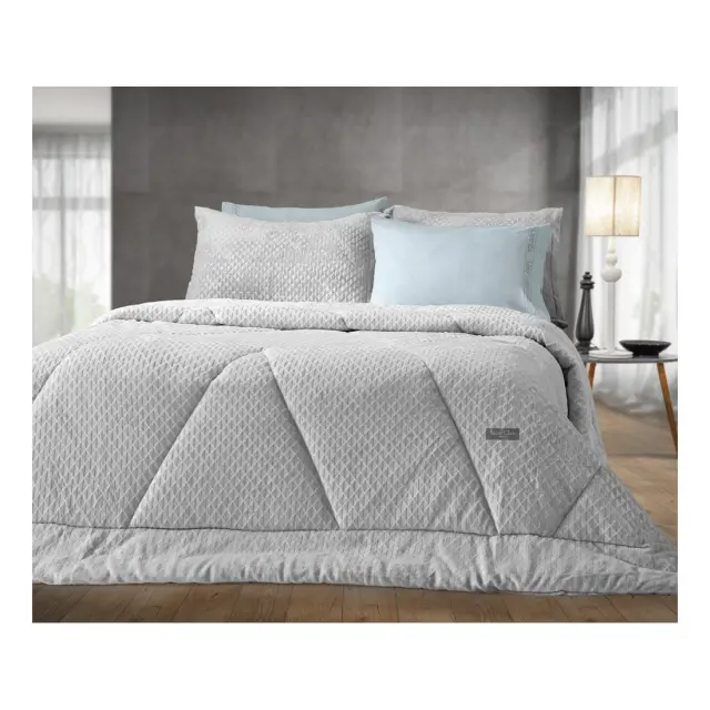 Κουβερτοπάπλωμα Υπέρδιπλο Saint Clair Baroque Silver 220x240