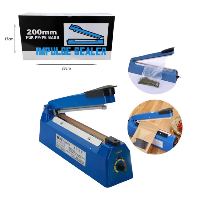 Θερμοκολλητικό Σακούλας Πλαστικό 200mm - Impulse sealer 141482 3