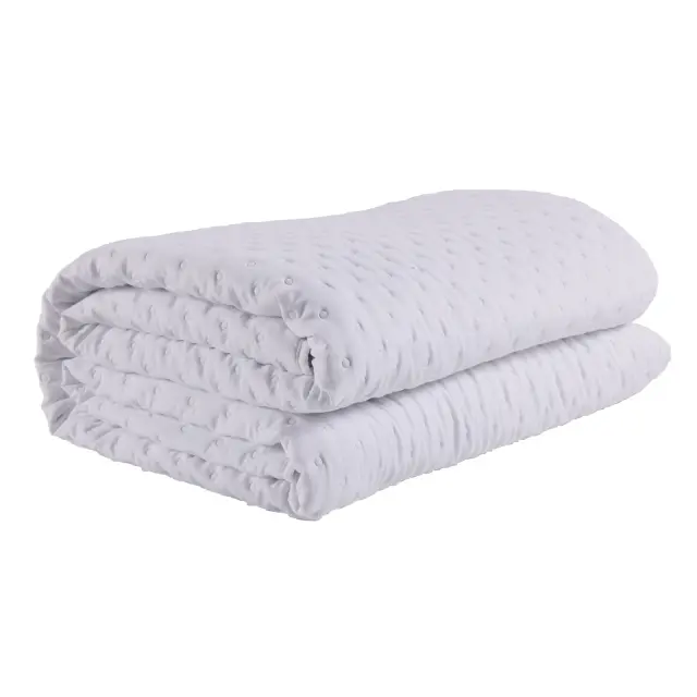 Κουβερλί 160x240 Μονό Happy Das Home 9658 White 100% Microfiber 2