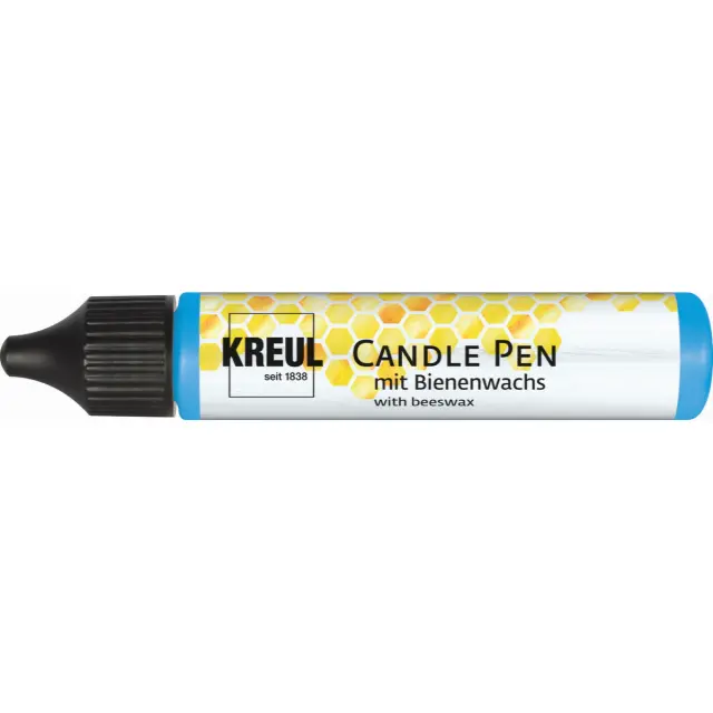 Χρώμα-Στυλό για Διακόσμηση Κεριών KREUL Candle Pen 29ml, Μεταλλικό μπλε