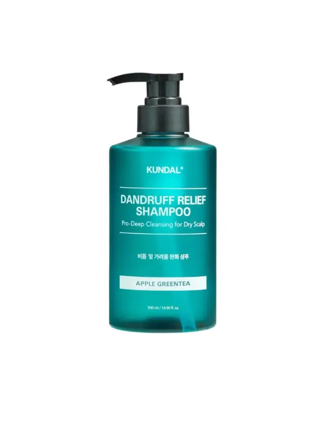 Kundal Dandruff Shampoo 500ml - APPLE GREEN TEA- Σαμπουάν κατά της πυτιρίδας