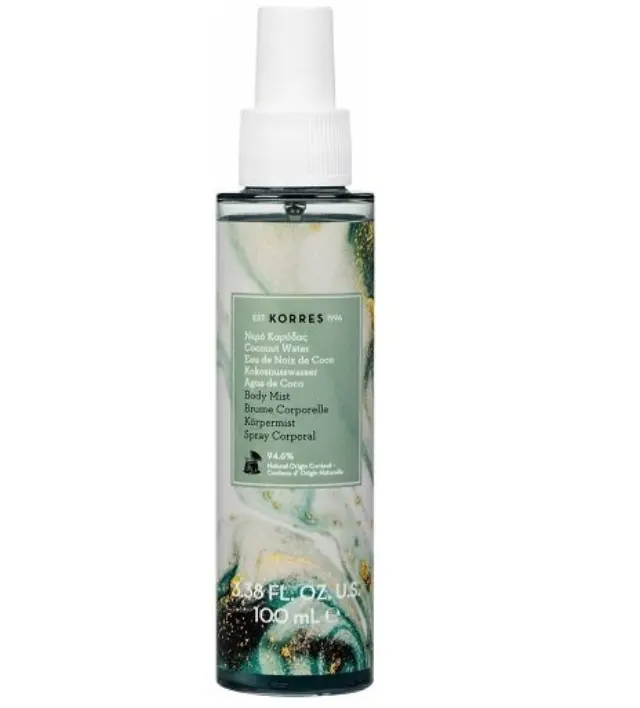 Korres Coconut Water Body Mist Ενυδατικό Σπρέι Σώματος με Νερό Καρύδας, 100ml