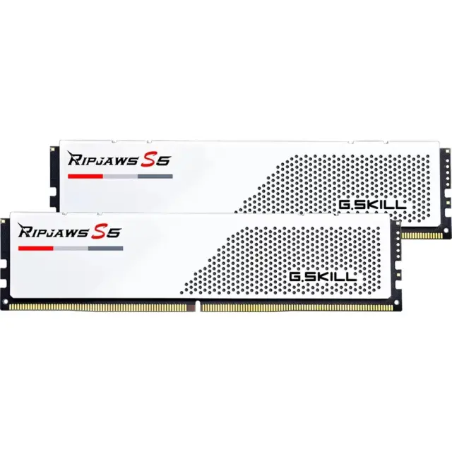 G.Skill DIMM 32 GB DDR5-6000 (white, F5-6000J2836G16GX2-RS5W, Ripjaws S5, INTEL XMP)