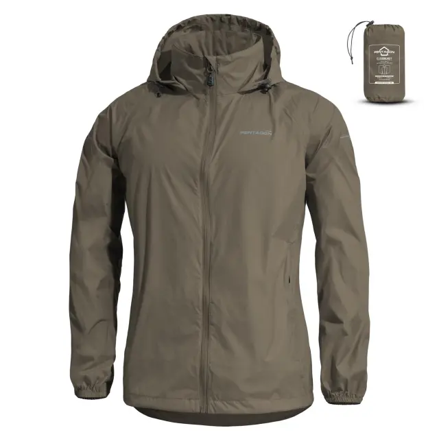 Pentagon Cloudburst Packable Woman Rain Jacket-Μπουφάν για Τακτική-Καθημερινή Χρήση - 01-Black-Μαύρο 2