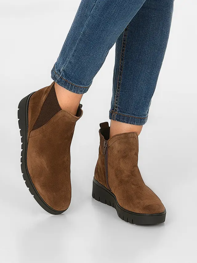 Gabor Μποτάκια Γυναικείο δέρμα suede Καφέ GAB/32051 001-WHISKY - 37 2