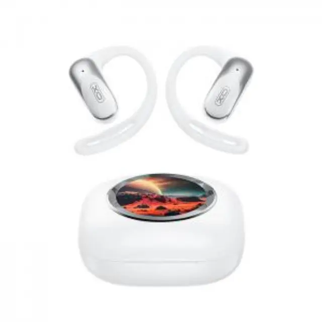 Bluetooth ear hook ακουστικά με οθόνη LCD στη θήκη φόρτισης 2