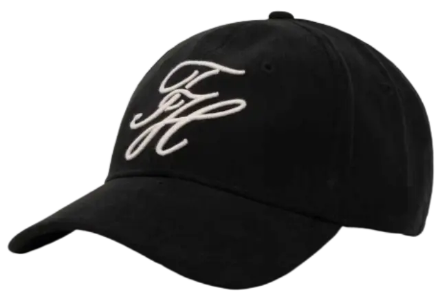 Tommy Hilfiger Γυναικείο One Size Καπέλο Jockey TH Embroided Cord Cap Μαύρο