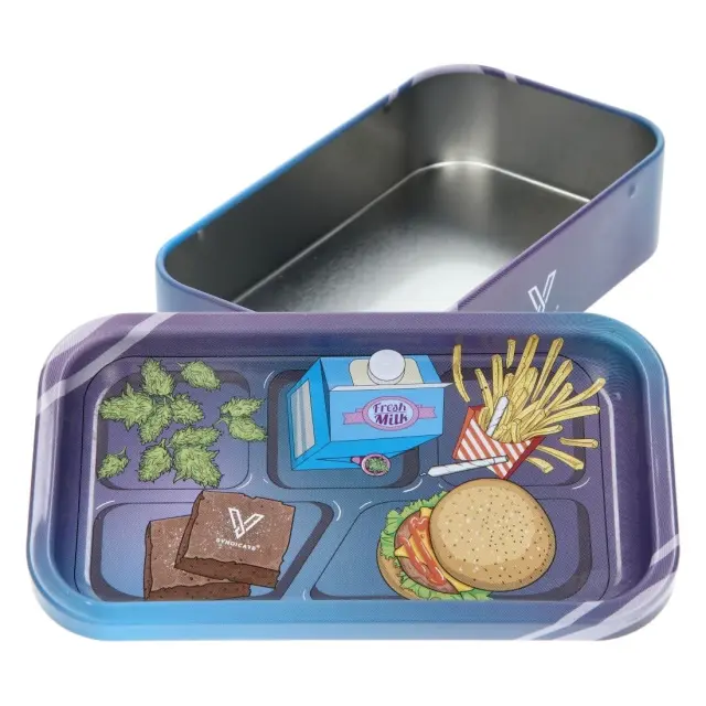 V-Syndicate Syndicase 2.0 Munch Time Rolling Tray with Storage Tin Box