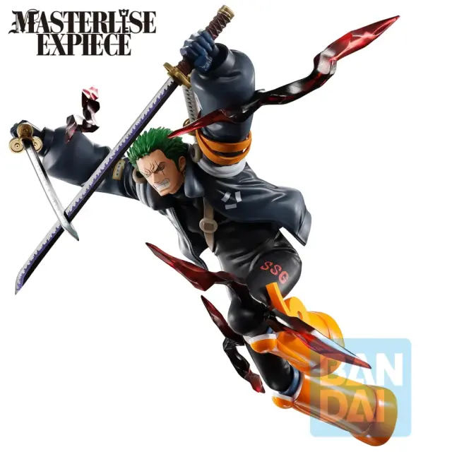 Banpresto One Piece Roronoa Zoro Burst of Energy Ichibansho Masterlise Expiece Συλλεκτική Φιγούρα 15cm 3