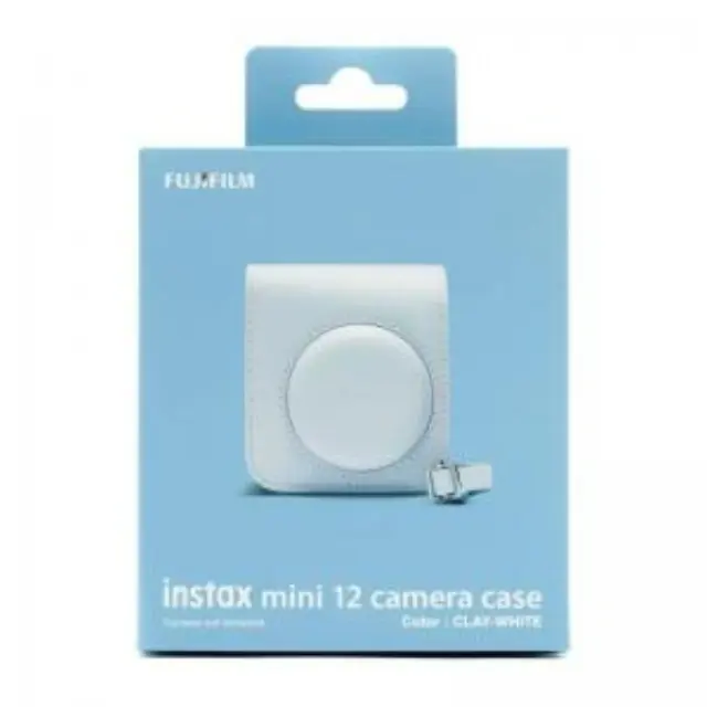 Fujifilm Pouch Φωτογραφικής Μηχανής Instax Mini 12 σε Λευκό Χρώμα (70100157185) (FJM70100157185) 3