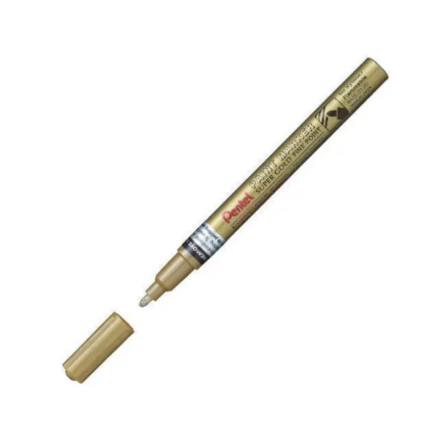 Pentel Μαρκαδόρος Λαδιού Χρυσός Fine (MSP10X)