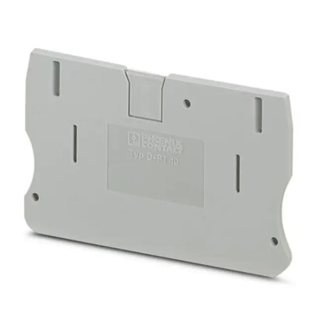 End cover D-PT 10 for terminal blocks