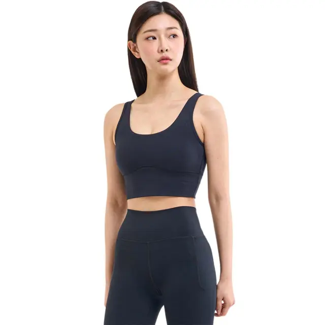 Under Armour Women's Meridian Fitted Crop Tank Bra Μαύρο 1379153-001 (Under Armour) - Large 3