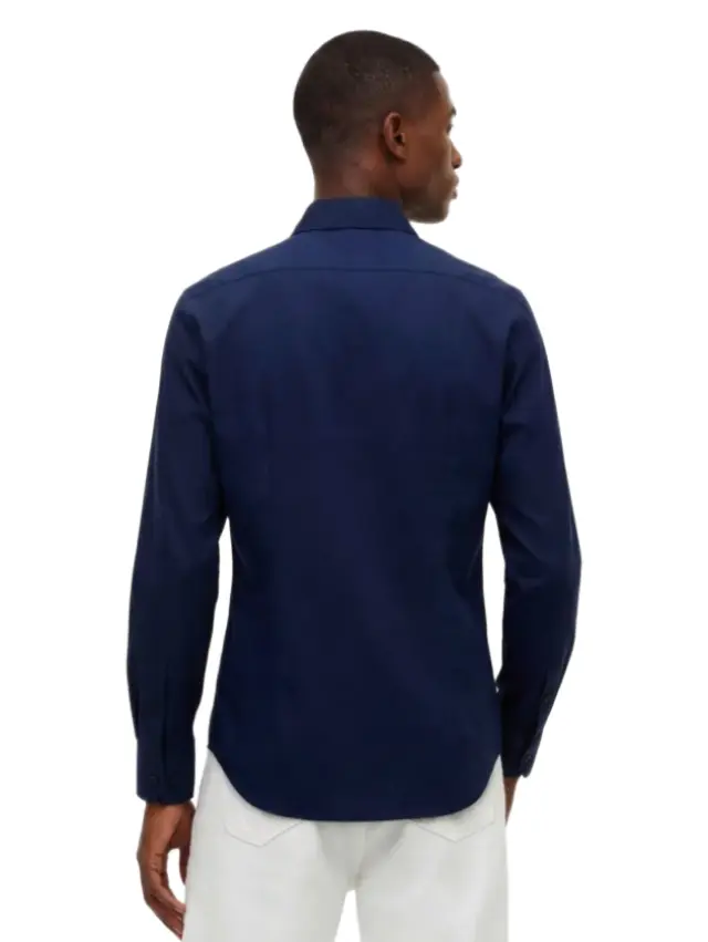 TommyHilfiger ανδρικό μονόχρωμο πουκάμισο slim NON IRON MW0MW43122-2 2