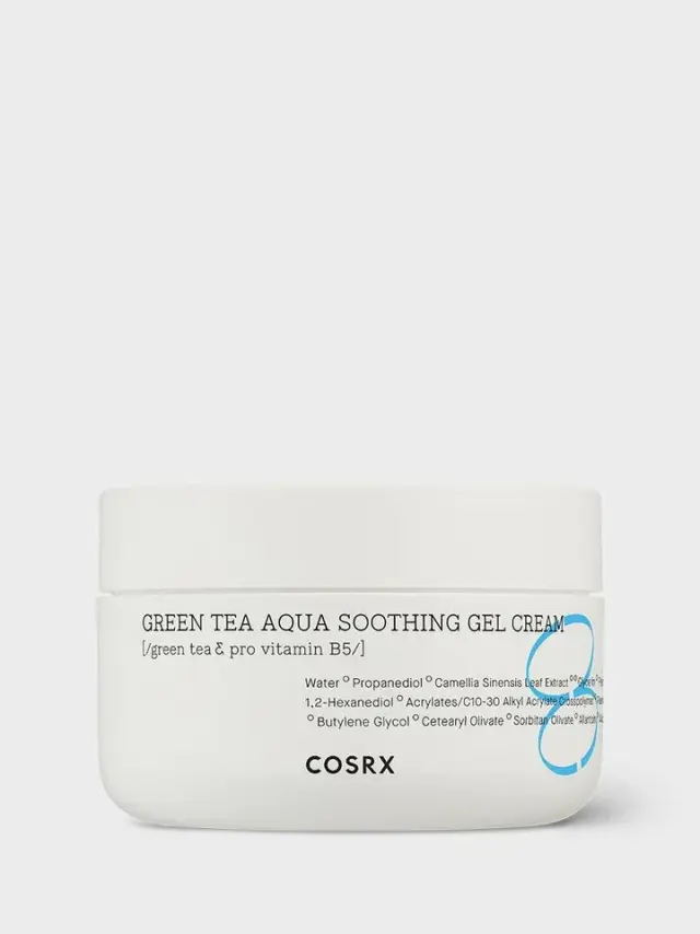 COSRX Green tea Aqua Soothing Gel Cream - Ενυδατική κρέμα τύπου gel με πράσινο τσάι και Β5