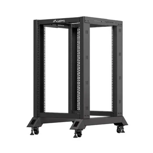 Lanberg Open Rack 19" 18U 600X800 Black (OR01-6818-B) 2