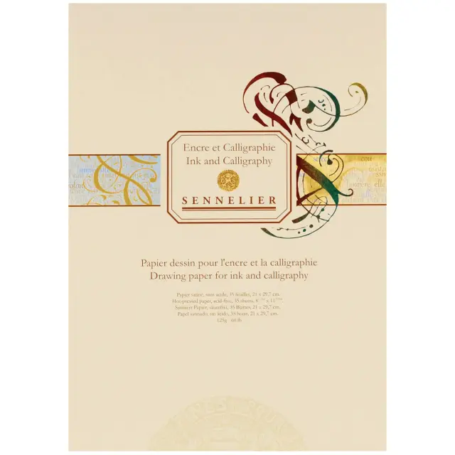 Μπλόκ Sennelier για Μελάνια & Καλλιγραφία, A4 (21x29.7cm) - 35 Φύλλα