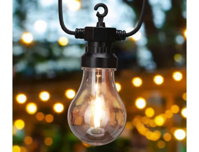 Διακοσμητικός Φωτισμός 10LED με χρονοδιακόπτη - 9.5 Μέτρα - Θερμό Λευκό LE2200220 2