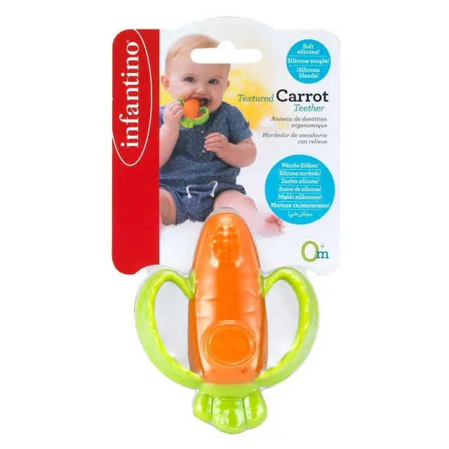 INFANTINO TEXTURED CARROT TEETHER 2