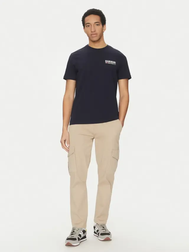Napapijri - Ανδρικό T-shirt Kasba Regular Fit NP0A4HQQ-176 Μπλε Σκούρο - M 2