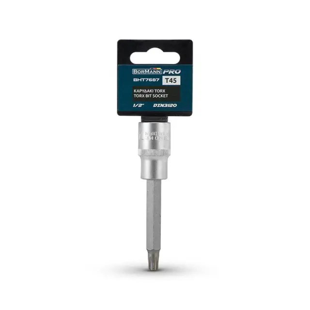Bormann Pro BHT7687 Καρυδάκι torx 1/2", DIN 3120, T45 (049012)