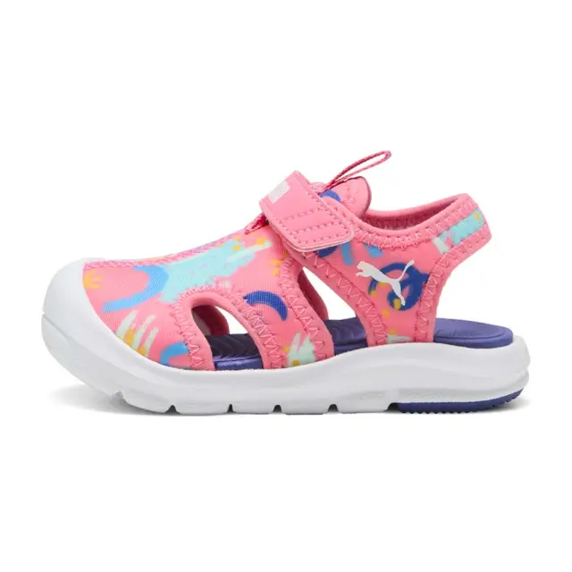 Puma Infant's Fun Racer Allover Print Sandal (TD) Κοραλί 401695-02 (Puma) - 25
