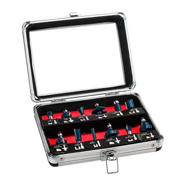 BORMANN Pro BHT1620 - BORMANN Pro BHT1620 Σετ Φρέζες Ρούτερ 8mm, 12 Τεμάχια (035497) 2