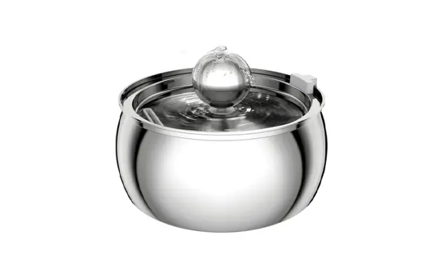 Pet Interest Curvy Ανοξείδωτο Ηλεκτρικό Συντριβάνι 4Lt Γκρι