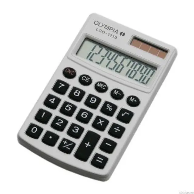 Αριθμομηχανή Άσπρη Olympia Lcd-1110W
