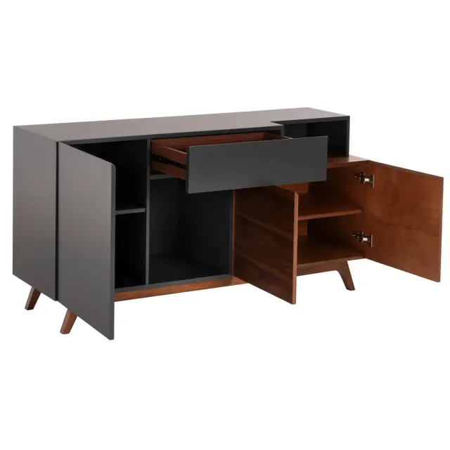 ΜΠΟΥΦΕΣ FB99747 MDF ΜΕ ΚΑΡΥΔΙ & ΣΚΟΥΡΟ ΓΚΡΙ ΚΑΠΛΑΜΑ 167x28-40x80Υεκ. 3