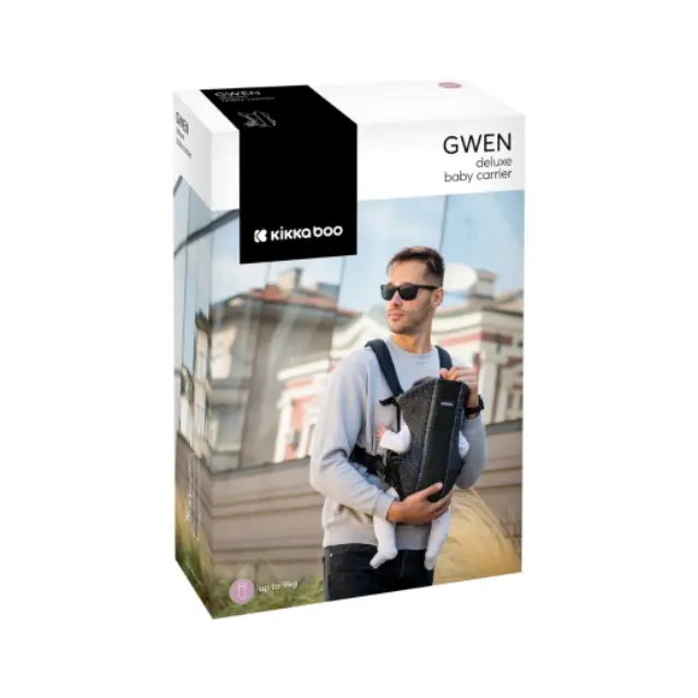 Μάρσιπος Gwen Fly Knit Μαύρο (3+ μηνών) - Kikka Boo 3