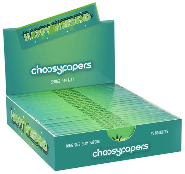 Choosypapers Χαρτάκια King Size Slim 32φ. - Happy Weekend 3