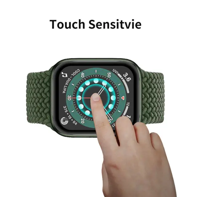 Hybrid Pro+ Glass για Apple Watch 4/5/6/SE 44mm- Black OEM 2