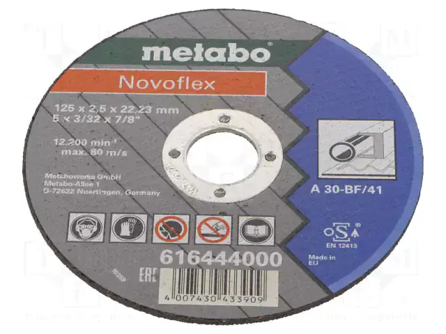Δίσκοι κοπής Novoflex 125x2,5x22,2 σιδήρου