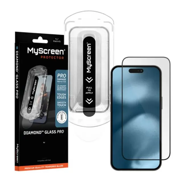 MyScreen Screen Protection Diamond Glass Pro Fit Frame Apple iPhone 18 Pro Max