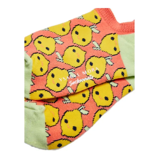 Ysabel Mora Παιδικές Κάλτσες Σοσόνια Κορίτσι Sockarats Lemons, Χρώμα Πορτοκαλί 2