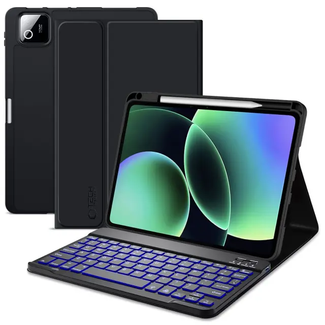 Tech-protect Sc Keyboard + Βάση για Pen - Xiaomi Pad 7 / 7 Pro / 8 / 8 Pro 11.2 Black