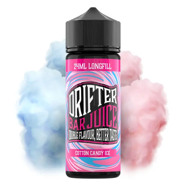Cotton Candy Ice 24ml (120ml) - Drifter Bar Juice Flavorshots