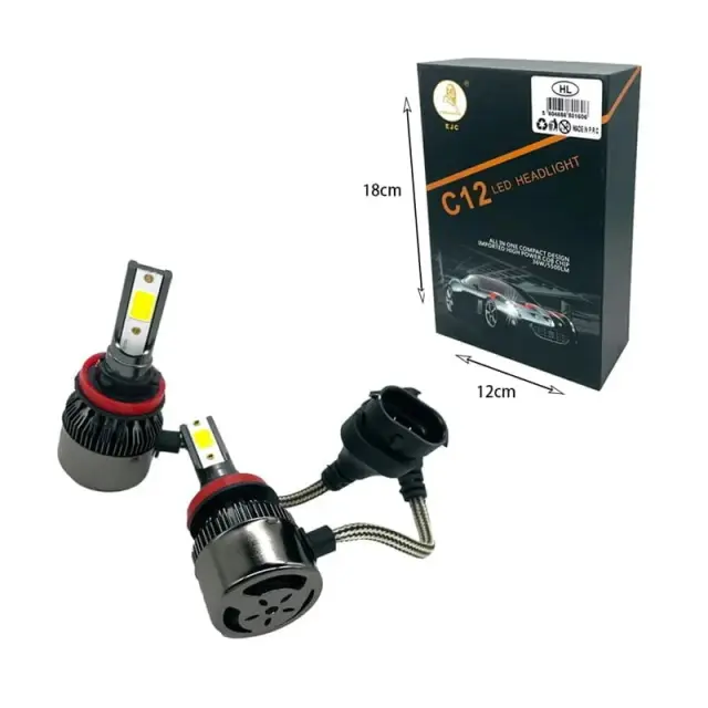 EJC Λάμπα αυτοκινήτου H8/H9/H11 6000K - C12 LED Headlight 1014444 3